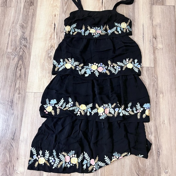 Vilshenko Black Salma Midi Dress size 10 - Picture 2 of 4